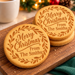 Custom Family Name Christmas Cookie Gifts - Personalized Christmas Cookie Stamp