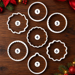 Custom Family Name Christmas Cookie Gifts - Personalized Christmas Cookie Stamp