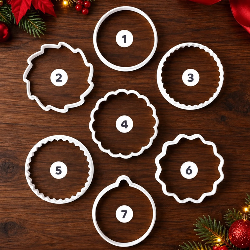 Custom Family Name Christmas Cookie Gifts - Personalized Christmas Cookie Stamp