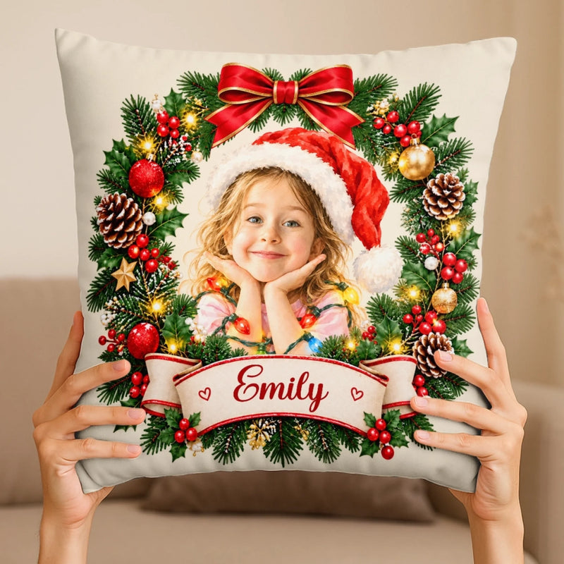 Custom Name Christmas Gifts for Kids - Personalized Pillow