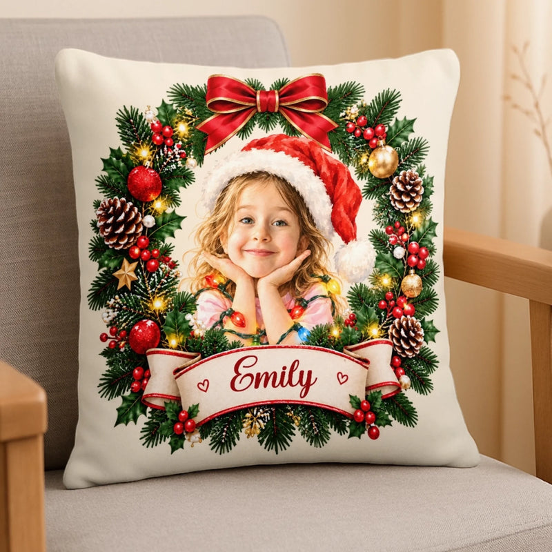 Custom Name Christmas Gifts for Kids - Personalized Pillow