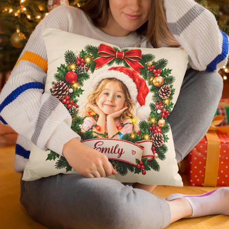 Custom Name Christmas Gifts for Kids - Personalized Pillow