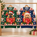 Custom German Shepherd Christmas Gifts for Dog Lovers - Personalized Ugly Christmas Sweater