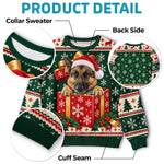Custom German Shepherd Christmas Gifts for Dog Lovers - Personalized Ugly Christmas Sweater