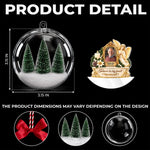 Custom Photo Memorial Christmas Gifts - Personalized 3D Acrylic Ball Ornament