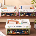 Custom Name Reading Lover Gifts - Personalized Storage Basket
