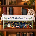Custom Name Reading Lover Gifts - Personalized Storage Basket
