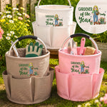 Custom Name Gardener of the Year Gifts - Personalized Gardening Tool Bag