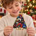 Custom Name Gamer Christmas Gifts - Personalized Acrylic Ornament - Level Up This Christmas