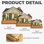 Custom Family Name Home Decor - Personalized Wooden Key Holder