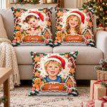 Custom Name Christmas Character Gifts for Kids - Personalized Photo Pillow
