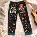 Custom Name Guitar Gifts for Guitar Lovers - Personalized Pajama Pants