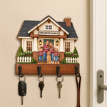 Custom Pet Photo Family Home Gifts - Personalized Wooden Key Holder