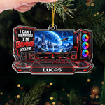 Custom Name Cyber Gamer Christmas Gifts - Personalized Acrylic Ornament