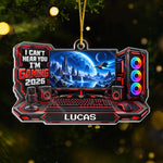 Custom Name Cyber Gamer Christmas Gifts - Personalized Acrylic Ornament