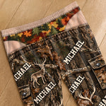 Custom Name Deer Hunting Gifts for Hunters - Personalized Pajama Pants