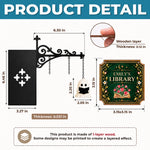 Custom Birth Flower Mini Ghost Reading Bookshelf Lamp – Personalized Gifts For Book Lovers, Bookworms, Readers - Where Words Blossom