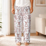 Custom Pet Photo Floral Pet Lover Gifts - Personalized Pajama Pants