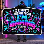 Custom Name Gamer Gifts - Personalized Snuggle Blanket