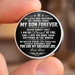 Custom Name Father Son Gifts - Personalized Pocket Hug