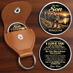 Custom Name Son Gifts from Dad - Personalized Pocket Hug