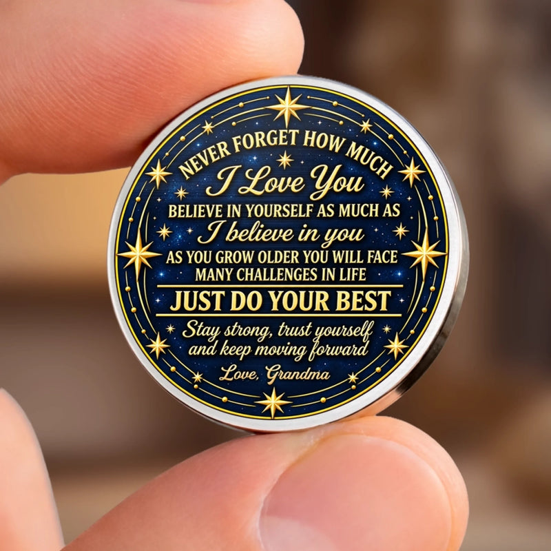 Custom Name Son Encouragement Gifts - Personalized Pocket Hug