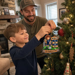 Custom Name Soccer Gifts for Boys - Personalized Acrylic Ornament