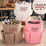Custom Name Garage Caddy Tool Gifts - Personalized Tool Bag