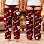 Custom Name Poker Night Gifts for Men - Personalized Pajama Pants