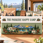 Custom Name Camping Gifts for Family - Personalized Storage Basket