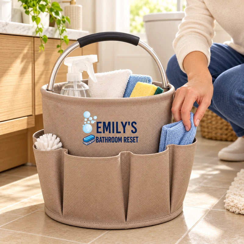 Custom Name Bathroom Reset Gifts - Personalized Tool Bag