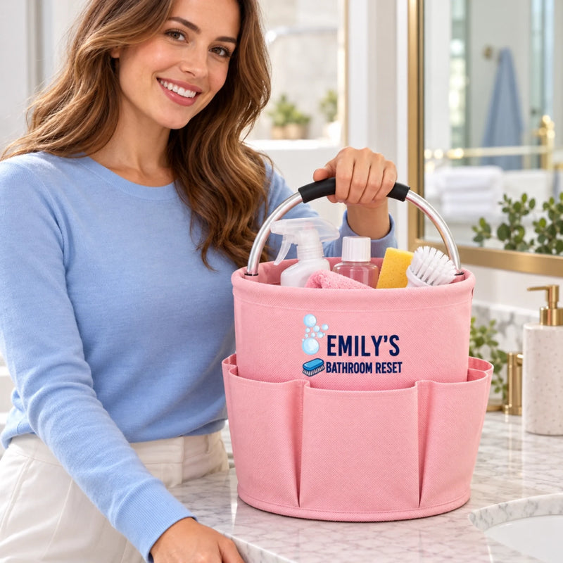 Custom Name Bathroom Reset Gifts - Personalized Tool Bag