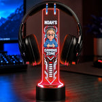 Custom Name Gaming Zone Gifts for Young Gamers - Personalized Headphone Stand