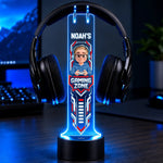Custom Name Gaming Zone Gifts for Young Gamers - Personalized Headphone Stand