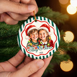 Custom Name Christmas Gifts for Children - Personalized Ceramic Ornament