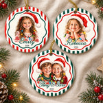Custom Name Christmas Gifts for Children - Personalized Ceramic Ornament