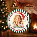 Custom Name Christmas Gifts for Children - Personalized Ceramic Ornament
