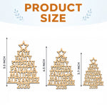Personalized Wooden Christmas Tree Ornament – Christmas Gifts For Family – Custom Family Names