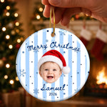 Custom Photo Baby Christmas Gifts - Personalized Ornament