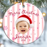 Custom Photo Baby Christmas Gifts - Personalized Ornament