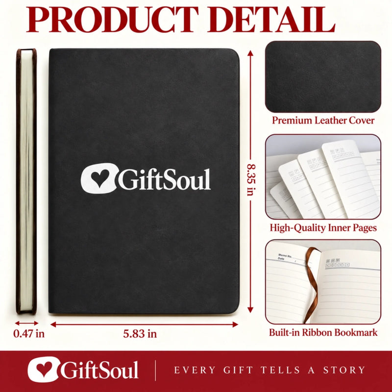 Custom Name Hunting Log Gifts - Personalized Leather Writing Journal