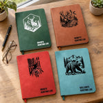 Custom Name Hunting Log Gifts - Personalized Leather Writing Journal