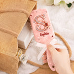 Custom Name Floral Monogram Gifts for Women - Personalized Paddle Hair Brush