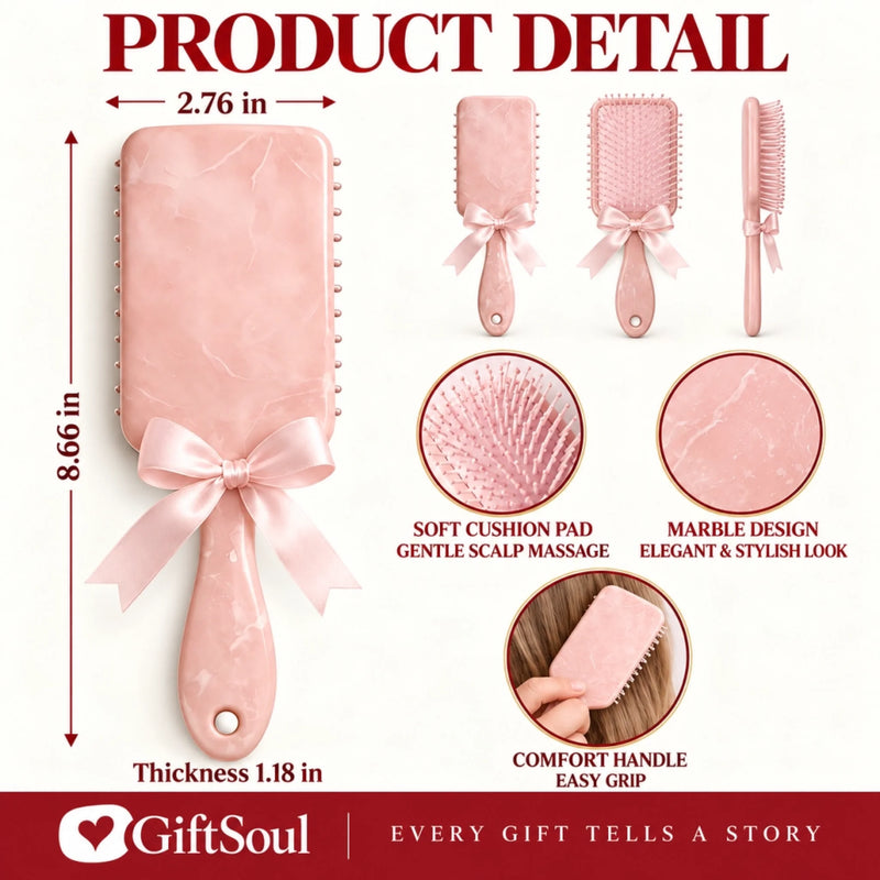Custom Name Butterfly Gifts for Women - Personalized Paddle Hair Brush