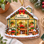 Custom Greenhouse Christmas Gifts - Personalized Acrylic Ornament