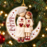 Personalized Moon Ornament – Christmas Gifts For Grandma – Love From Grandkids