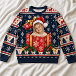 Custom Photo Christmas Gifts for Kids - Personalized Ugly Christmas Sweater