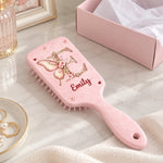 Custom Name Butterfly Gifts for Women - Personalized Paddle Hair Brush
