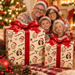 Custom Photo Christmas Gifts For Family - Personalized Wrapping Paper