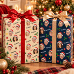 Custom Photo Christmas Gifts For Family - Personalized Wrapping Paper